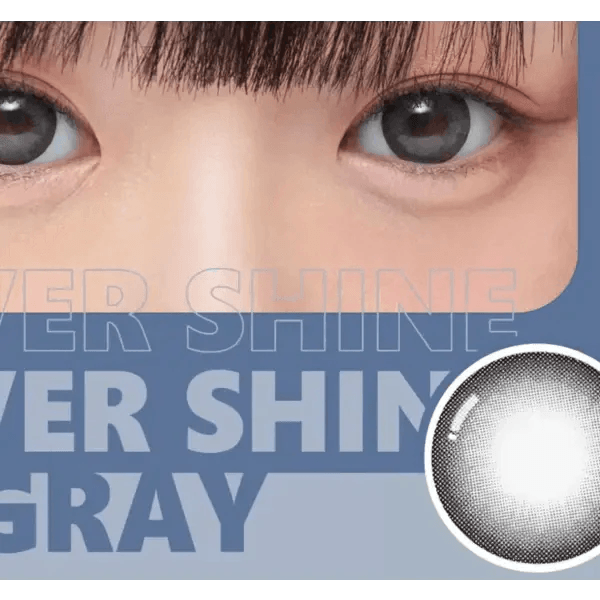 Olens Ever Shine 1Day Gray (20p) colored contact lens, 13.5mm graphic diameter, Daily wear