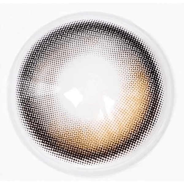 Olens Eyelighter Glowy 1Day Black (20p) — close-up of the contact lens design