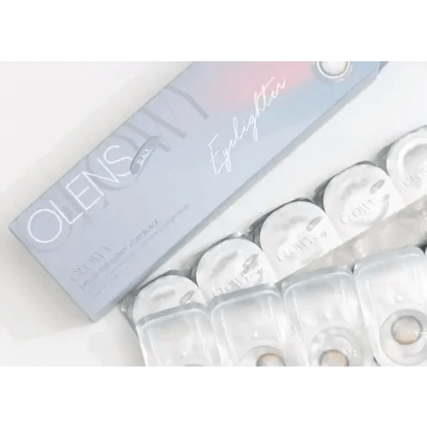 Olens Eyelighter Glowy 1Day Black (20p) — contact lens packaging