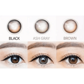 Olens Eyelighter Glowy 1Day Black (20p) — contact lens product information graphic