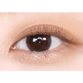 Olens EyeTeen Choco Brown — single-eye close-up showing the contact lens appearance