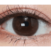 Olens EyeTeen Choco Brown — single-eye close-up showing the contact lens appearance