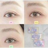 LensVery Fairy Brown colored contact lens, 13.7mm graphic diameter, Monthly wear