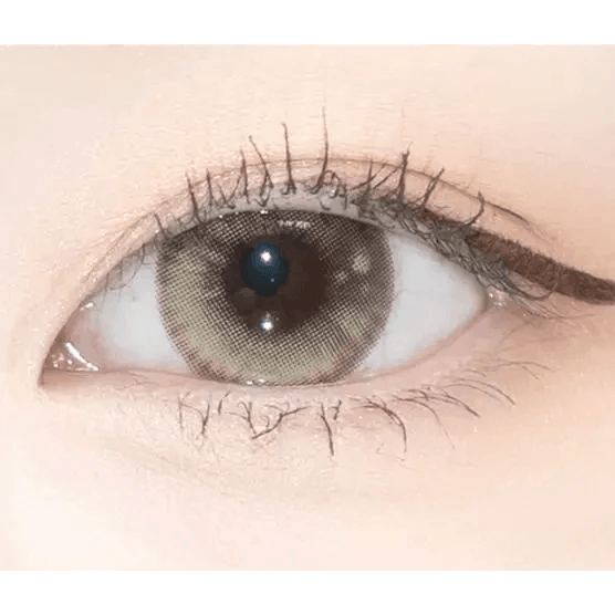 LensVery Fairy Brown colored contact lens, 13.7mm graphic diameter, Monthly wear