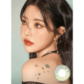 LensVery Fairy Green colored contact lens, 13.7mm graphic diameter, Monthly wear