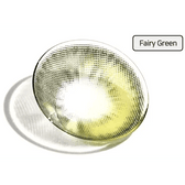 LensVery Fairy Green colored contact lens, 13.7mm graphic diameter, Monthly wear