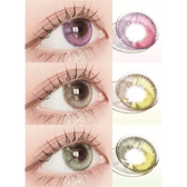 LensVery Fairy Green colored contact lens, 13.7mm graphic diameter, Monthly wear