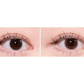 Olens Falling Brown — contact lens appearance comparison