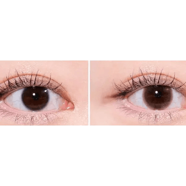 Olens Falling Brown — contact lens appearance comparison