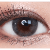 Olens Falling Gray — single-eye close-up showing the contact lens appearance
