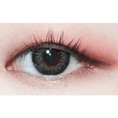 LensTown Fancia Silver Gray — single-eye close-up showing the contact lens appearance