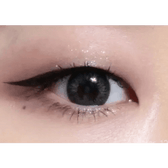 LensTown Fancia Silver Gray — single-eye close-up showing the contact lens appearance