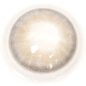 Olens French Shine Gray colored contact lens, 13.2mm graphic diameter, Monthly wear