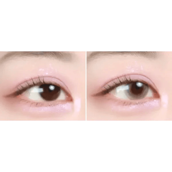 Olens French Shine Gray colored contact lens, 13.2mm graphic diameter, Monthly wear