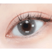 Olens French Shine Gray colored contact lens, 13.2mm graphic diameter, Monthly wear