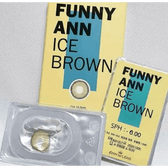 LensVery Funny Ann Ice Brown — contact lens packaging