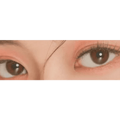 LensVery Funny Ann Sweet Wine Violet — both eyes wearing the contact lenses