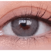 LensVery Funny Ann Wind Gray — single-eye close-up showing the contact lens appearance