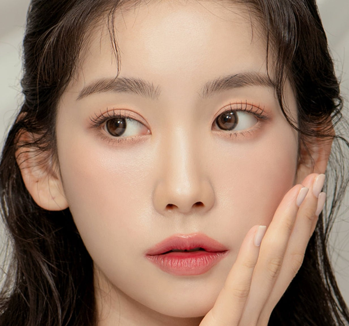 LensTown Glammic Cocoa Choco colored contact lens, 13.3mm graphic diameter, Monthly wear