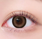 LensTown Glammic Cocoa Choco colored contact lens, 13.3mm graphic diameter, Monthly wear