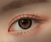 LensTown Glammic Cocoa Choco colored contact lens, 13.3mm graphic diameter, Monthly wear
