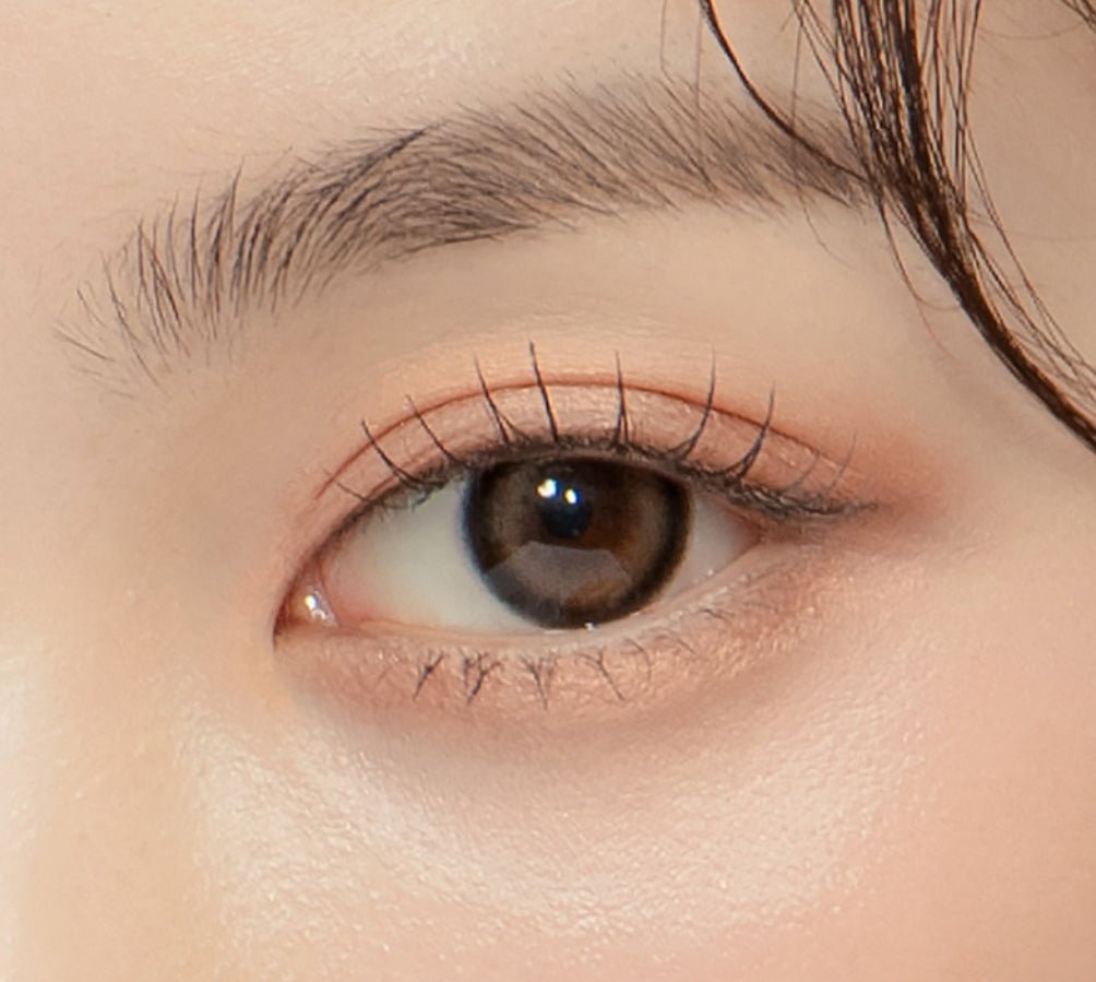 LensTown Glammic Cocoa Choco colored contact lens, 13.3mm graphic diameter, Monthly wear