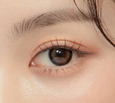 LensTown Glammic Cocoa Choco colored contact lens, 13.3mm graphic diameter, Monthly wear