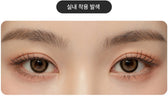 LensTown Glammic Soft Brown colored contact lens, 13.3mm graphic diameter, Monthly wear
