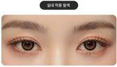 LensTown Glammic Soft Rose Pink colored contact lens, 13.3mm graphic diameter, Monthly wear