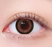 LensTown Glammic Soft Rose Pink colored contact lens, 13.3mm graphic diameter, Monthly wear