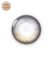 Olens Glowy Black Toric (For astigmatism) colored contact lens, 13.1mm graphic diameter, Monthly wear