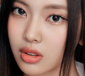 Olens Glowy Natural Latte Brown colored contact lens, 13.0mm graphic diameter, Monthly wear