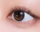 Olens Glowy Natural Latte Brown colored contact lens, 13.0mm graphic diameter, Monthly wear