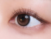Olens Glowy Natural Mocha Brown colored contact lens, 13.0mm graphic diameter, Monthly wear