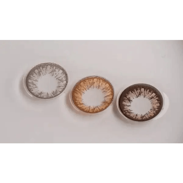Olens Grang Grang Brown — contact lens product information graphic