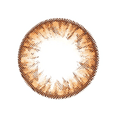 Olens Grang Grang Brown — close-up of the contact lens design