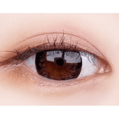 Olens Grang Grang Choco — single-eye close-up showing the contact lens appearance