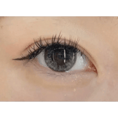 Olens Grang Grang Gray — single-eye close-up showing the contact lens appearance