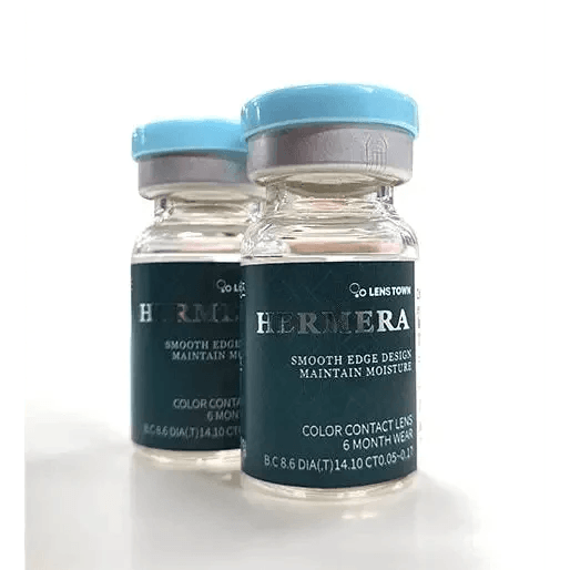 LensTown Hermera Brown — contact lens packaging