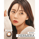 LensTown Hermera Brown — model portrait showing the contact lens look