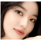 LensVery Honey U Brown — model portrait showing the contact lens look