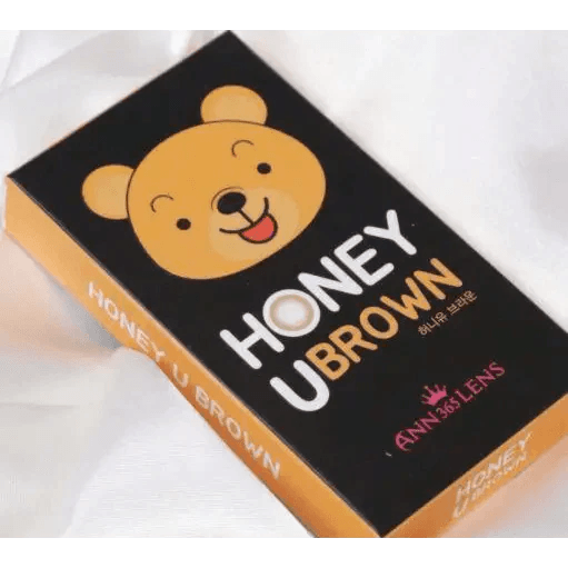 LensVery Honey U Brown — contact lens packaging