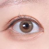 i-DOL EuroRing Mel Beige colored contact lens, 13.0mm graphic diameter, 6–12 month replacement