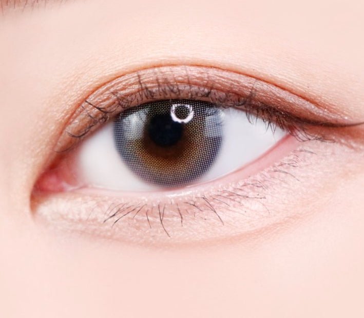 I-DOL EuroRing Watery Gray colored contact lens, 13.0mm graphic diameter, 6-month replacement