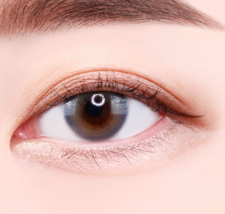 I-DOL EuroRing Watery Gray colored contact lens, 13.0mm graphic diameter, 6-month replacement