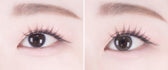 i-DOL Eyeis Ash Brown colored contact lens, 13.0mm graphic diameter, Monthly wear