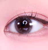 i-DOL Eyeis Ash Brown colored contact lens, 13.0mm graphic diameter, Monthly wear