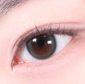 i-DOL Eyeis Essential Gray colored contact lens, 13.0mm graphic diameter, Monthly wear