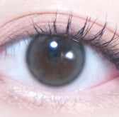 i-DOL Eyeis Essential Gray colored contact lens, 13.0mm graphic diameter, Monthly wear