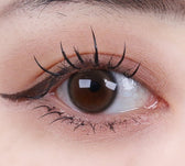 i-DOL Eyeis Melo Brown colored contact lens, 13.0mm graphic diameter, Monthly wear